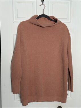 Free People Dusty Rose Turtleneck Sweater